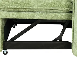 Convertible Sofa Bed Sectional Sofa Sleeper L-Shaped Sofa With A Storage Ottoman, Two Pillows, Two P