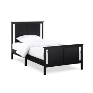 Connelly - Reversible Panel Twin Bed - Black/Vintage Walnut