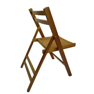 Folding Special Event Chairs, Foldable Style (Set of 4) - Honey