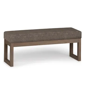 Milltown - Large Ottoman Bench - Mink Brown