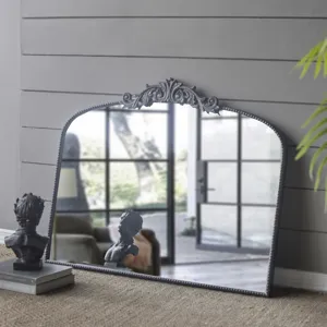 Classic Design Large Arch Mirror And Baroque Inspired Frame For Living Room Bathrrom Enterway Consol
