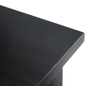 Warm Shaker - Narrow Side Table - Black