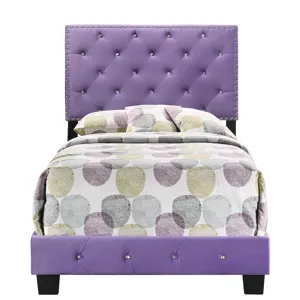 Suffolk - G1402-TB-UP Twin Bed - Purple