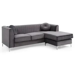 Delray - G790B-SC Sofa Chaise (3 Boxes) - Gray