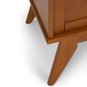 Draper - Mid Century Medium TV Media Stand - Teak Brown