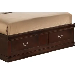 Louis Phillipe - G3125B-QSB Queen Storage Bed - Cappuccino