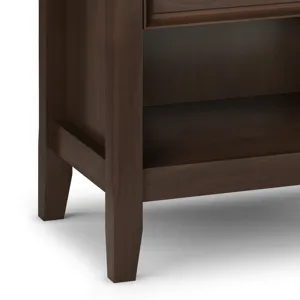 Amherst - Bedside Table - Natural Aged Brown