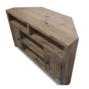 Joshua Creek - 52\" Corner TV Stand - Barnwood