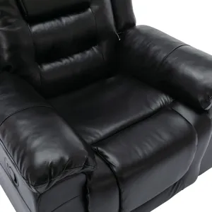 2 Seater Home Theater Recliner Manual Recliner Chair With A Storage Box And Two Cup Holders For Livi