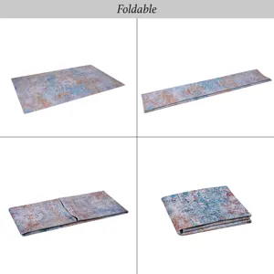 6\' x 9\' Area Rugs, Washable Rug, Low-Pile, Non-Slip, Non-Shedding, Foldable, Kid & Pet Friendly Ar