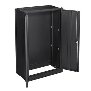 Metal Storage Cabinet With Locking Doors And Adjustable Shelf, Folding Filing Storage Cabinet, Foldi