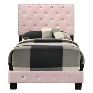 Suffolk - G1406-TB-UP Twin Bed - Pink