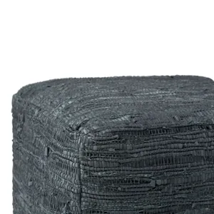 Fredrik - Square Pouf - Grey