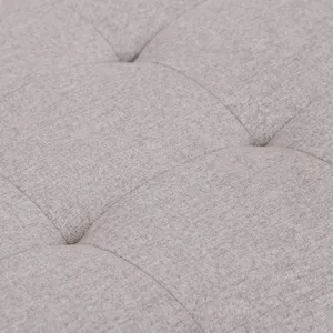 Cosmopolitan - Storage Ottoman - Cloud Grey