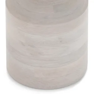 Haynes - Wooden Accent Table - White Wash