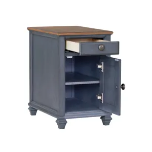 Americana - Chairside Table - Corduroy Blue