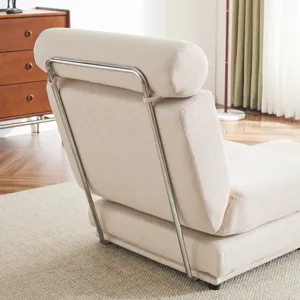 Single Sofa Chair Foldable Single Sofa Bed With Pillow, Portable Foldable Sofa Bed, Leisure Sofa Cha