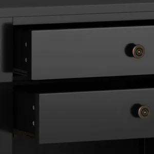 Carlton - Bedside Table - Black