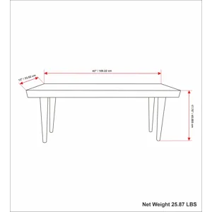Durham - Bench - Distressed Natural