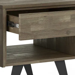 Lowry - End Table - Distressed Grey