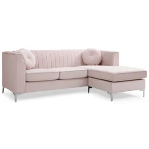 Delray - G794B-SC Sofa Chaise (3 Boxes) - Pink