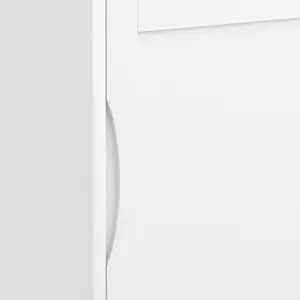 Harper - Low Storage Cabinet - White
