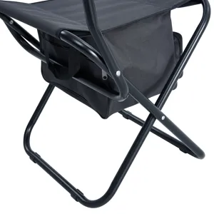Folding Outdoor Chairs With Storage Bag, Portable Chair For Indoor, Outdoor Camping, Picnics And Fis