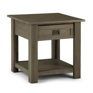 Monroe - End Table - Distressed Grey
