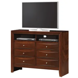Marilla - G1550-TV2 Media Chest - Cherry