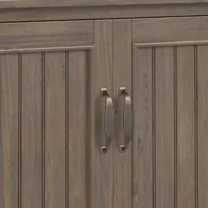 Lev - Low Storage Cabinet - Smoky Brown