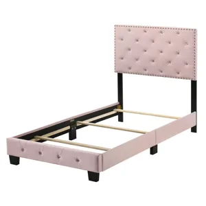 Suffolk - G1406-TB-UP Twin Bed - Pink