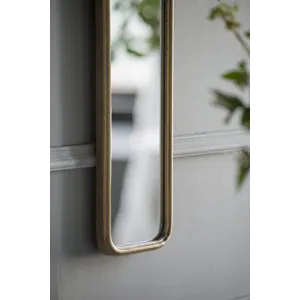 Full Length Mirror With Antique Metal Frame, Long Mirror For Hallway Living Room Bedroom Bathroom - 