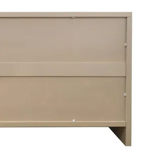 Accent Cabinet Farmhouse Style 4 Door Wooden Cabinet Sideboard Buffet Server Cabinet Storage Cabinet