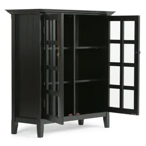 Acadian - Medium Storage Cabinet - Black