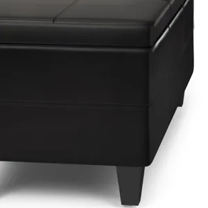 Afton - Storage Ottoman Bench - Tanners Brown