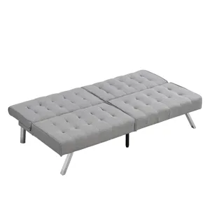 Futon Sofa Bed - Gray
