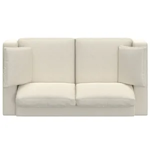 Charlie - 78\" Deep Seater Sofa - Cream