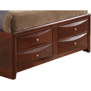 Marilla - G1550G-QSB3 Queen Storage Bed - Cherry