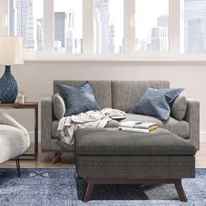 Owen - Coffee Table Storage Ottoman - Ebony