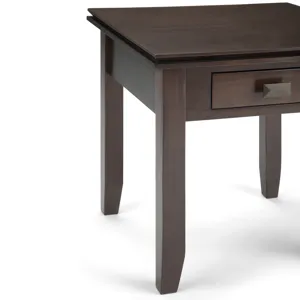 Artisan - End Table - Tobacco Brown