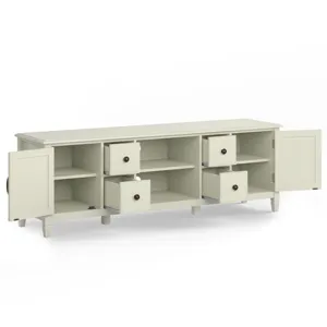 Connaught - 72\" Wide TV Stand - Antique White