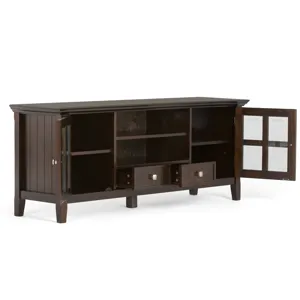 Acadian - 60\" TV Media Stand - Brunette Brown