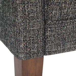 Parris - Upholstered Bench - Dark Grey