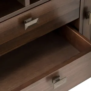 Artisan - 72\" TV Media Stand - Natural Aged Brown