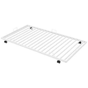 Twin Over Twin Bunk Bed With Trundle - White