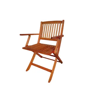 Foldable Patio Dining Set, Folding Chairs, Indoor And Outdoor Universal (Set of 4) - Teak