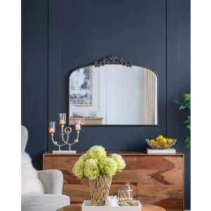 Classic Design Large Arch Mirror And Baroque Inspired Frame For Living Room Bathrrom Enterway Consol