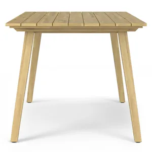 Kona - Outdoor Dining Table - Light Teak