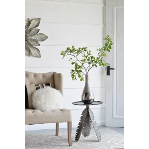 Leaf Side Table - Silver