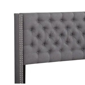 Julie - G1904-FB-UP Full Upholstered Bed - Gray